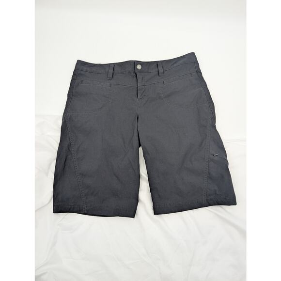 Athleta Dipper Shorts Black Women's 12 Hiking Camping - Picture 1 of 10